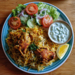 Chicken Biryani Recipe with raita