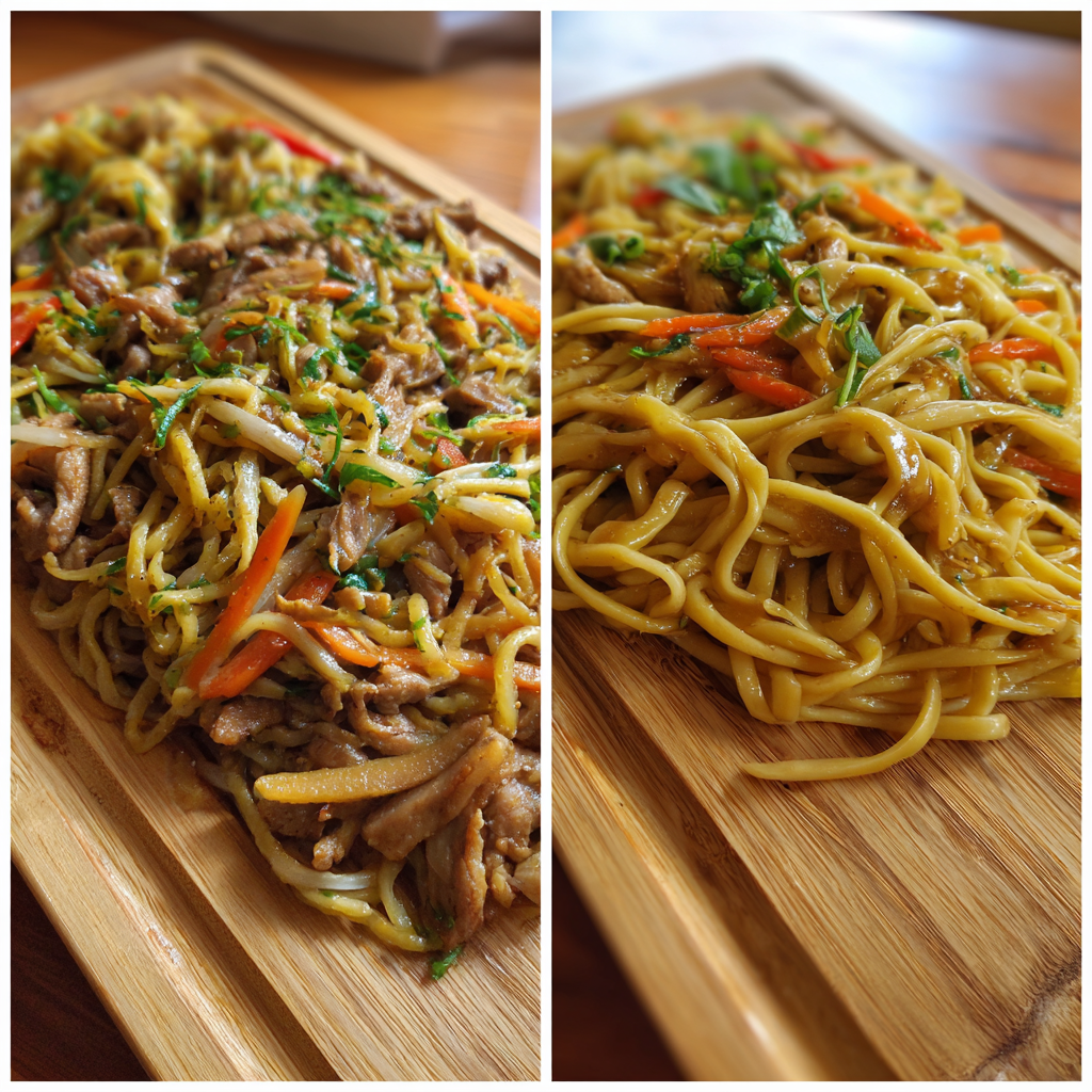 Different types of noodles for hibachi recipes