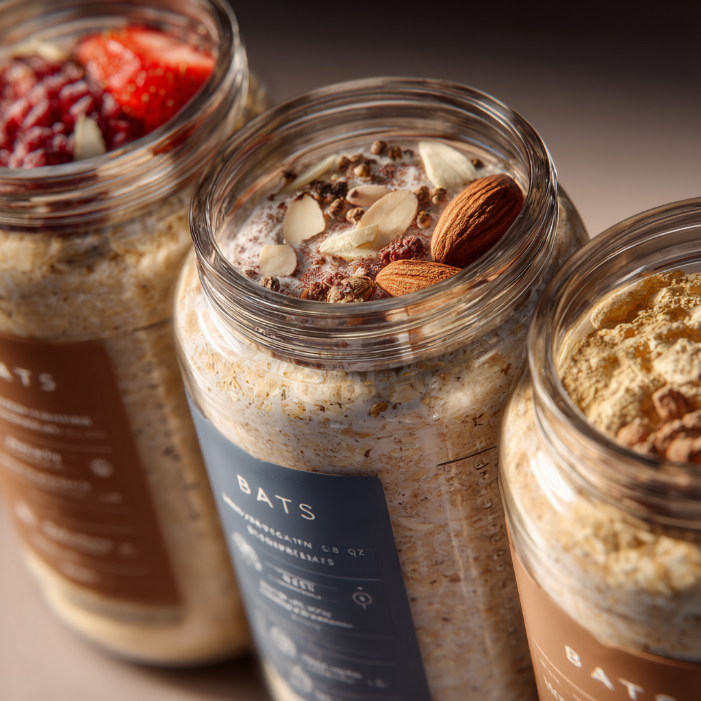 Vegan, gluten-free, and high-protein overnight oats